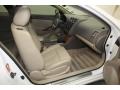 2008 Nissan Altima Blond Interior Front Seat Photo