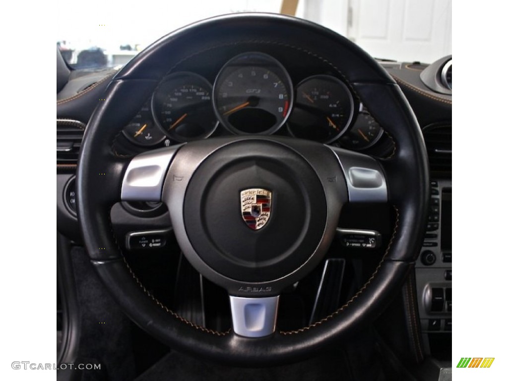 2007 Porsche 911 GT3 RS Black w/Alcantara Steering Wheel Photo #80998649