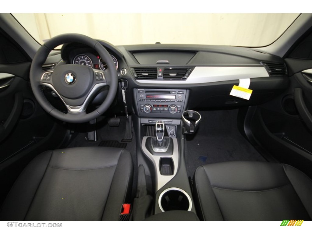 2014 BMW X1 sDrive28i Black Dashboard Photo #80999483