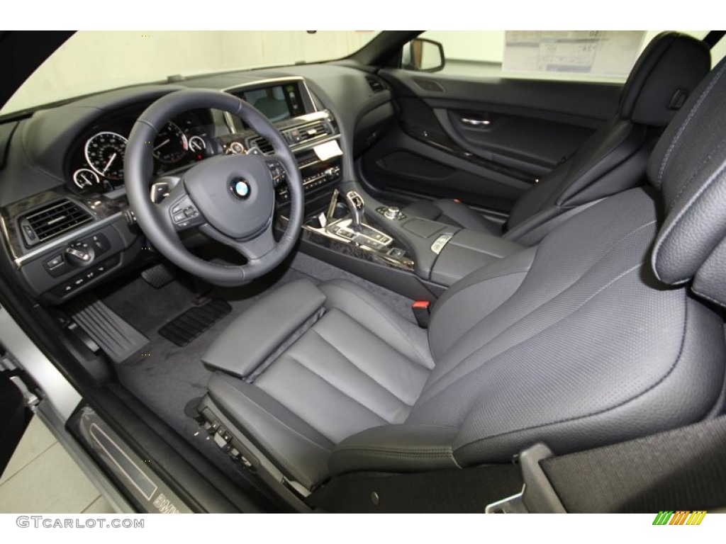 2014 6 Series 640i Convertible - Titanium Silver Metallic / Black photo #3