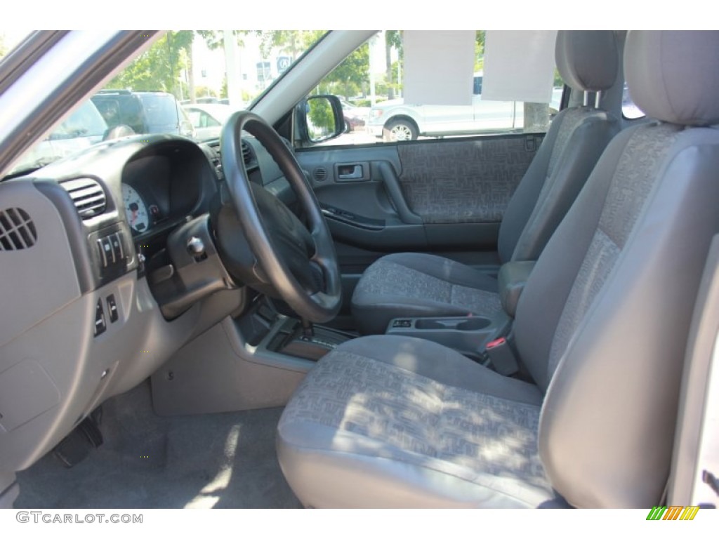 Gray Interior 2001 Isuzu Rodeo Sport S 4WD Photo #81000266