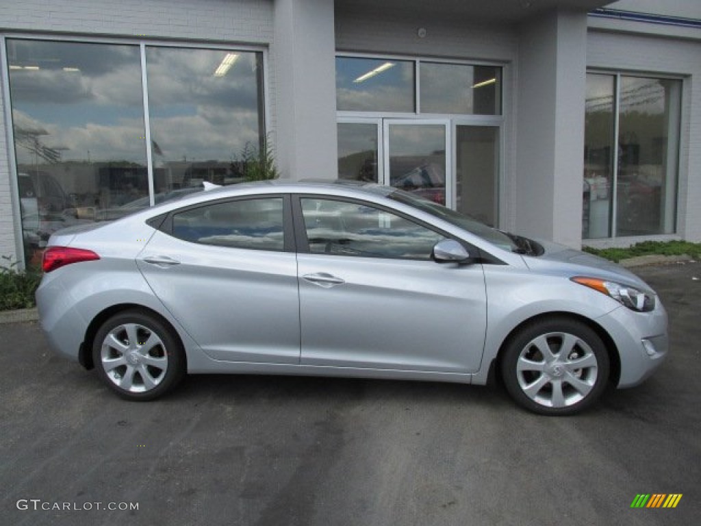 2013 Elantra Limited - Silver / Gray photo #2