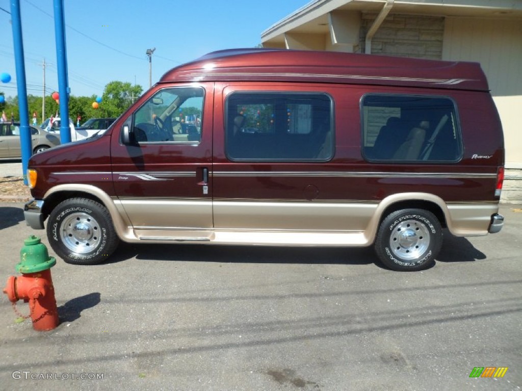 2001 E Series Van E250 Passenger Conversion - Chestnut Metallic / Medium Parchment photo #1