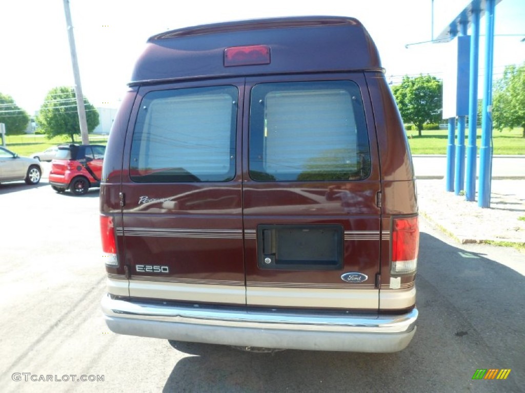 2001 E Series Van E250 Passenger Conversion - Chestnut Metallic / Medium Parchment photo #4