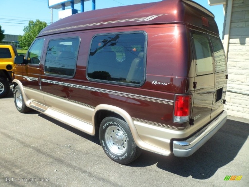 2001 E Series Van E250 Passenger Conversion - Chestnut Metallic / Medium Parchment photo #6