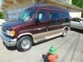 2001 Chestnut Metallic Ford E Series Van E250 Passenger Conversion  photo #7
