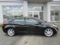 2013 Midnight Black Hyundai Elantra Limited  photo #2