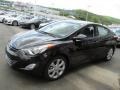 2013 Midnight Black Hyundai Elantra Limited  photo #4