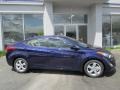 2013 Indigo Night Hyundai Elantra GLS  photo #2