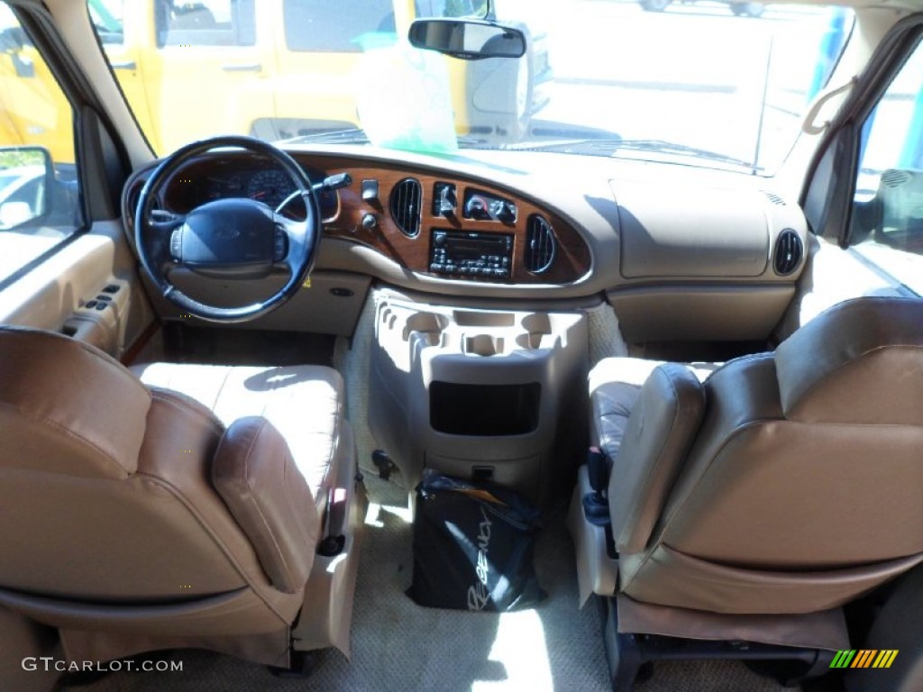 2001 E Series Van E250 Passenger Conversion - Chestnut Metallic / Medium Parchment photo #25