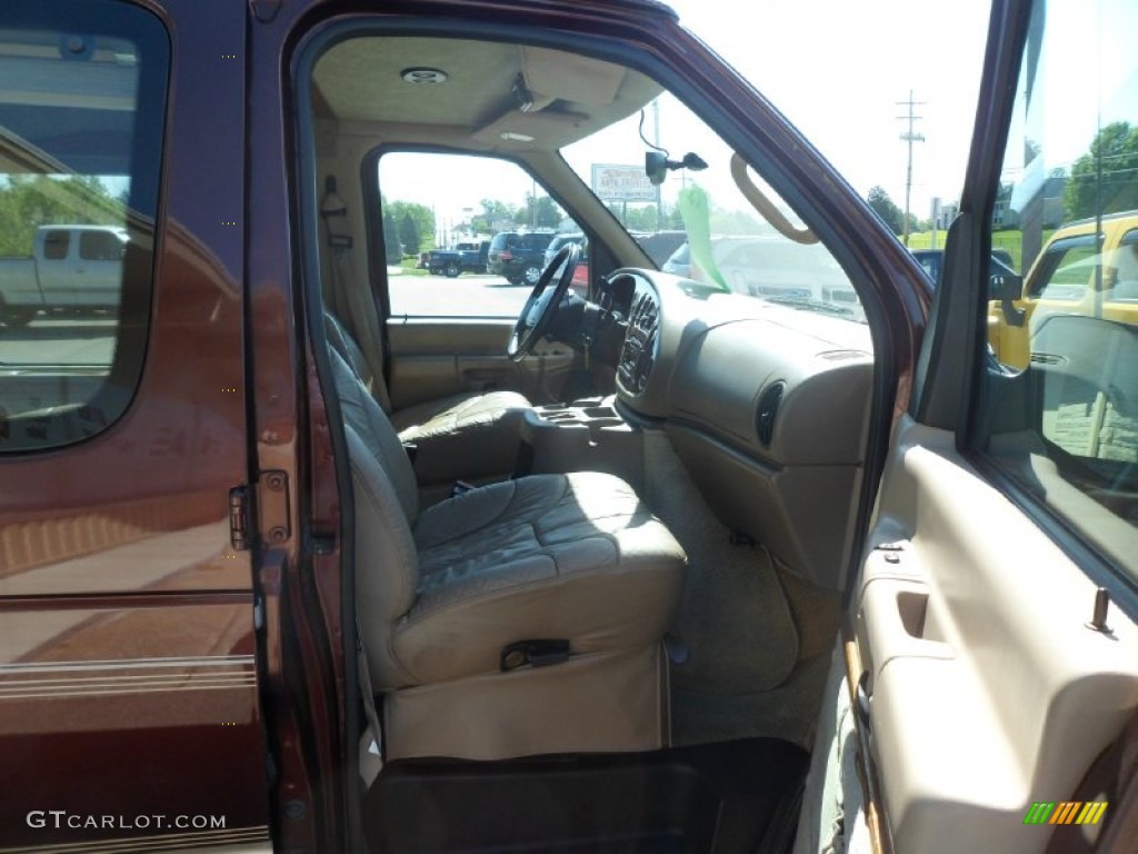 2001 E Series Van E250 Passenger Conversion - Chestnut Metallic / Medium Parchment photo #28