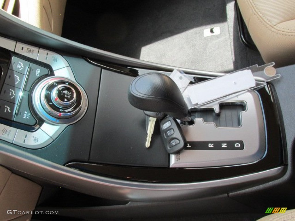 2013 Elantra GLS - Indigo Night / Beige photo #9