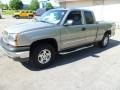 Light Pewter Metallic 2003 Chevrolet Silverado 1500 LS Extended Cab 4x4 Exterior