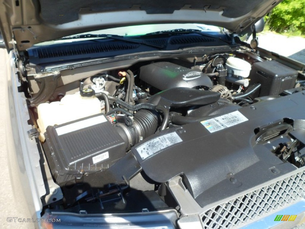 2003 Silverado 1500 LS Extended Cab 4x4 - Light Pewter Metallic / Dark Charcoal photo #35