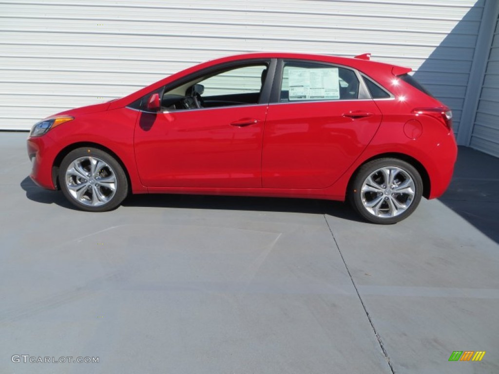 2013 Elantra GT - Volcanic Red / Beige photo #7