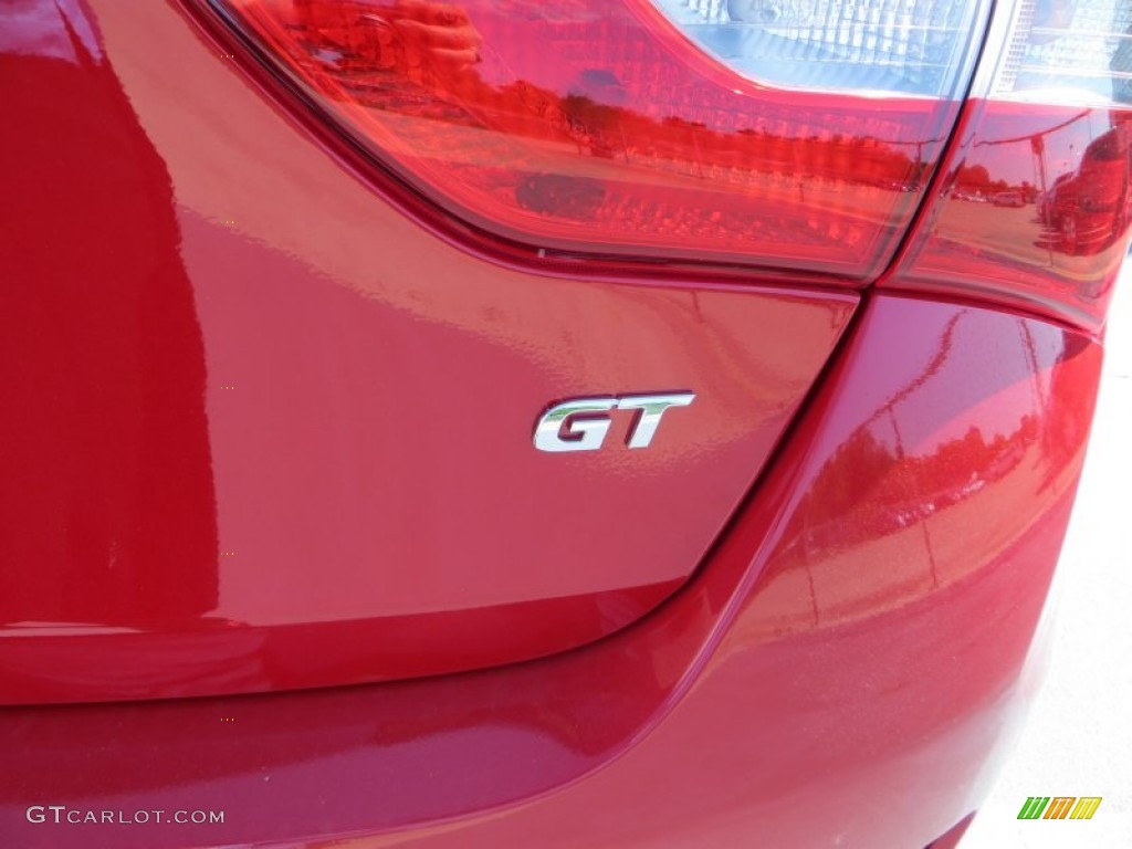 2013 Elantra GT - Volcanic Red / Beige photo #16
