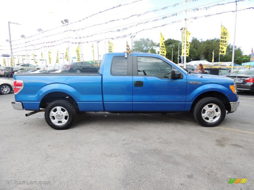 Blue Flame Metallic 2009 Ford F150 XLT SuperCab Exterior Photo #81004562