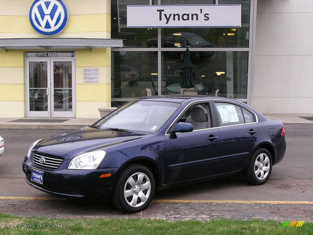 2008 Optima LX - Deep Ocean Blue / Gray photo #1