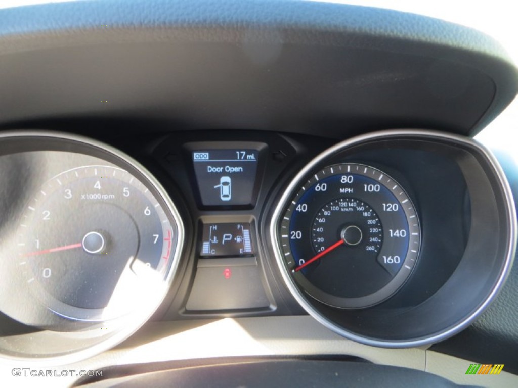 2013 Elantra GT - Volcanic Red / Beige photo #32