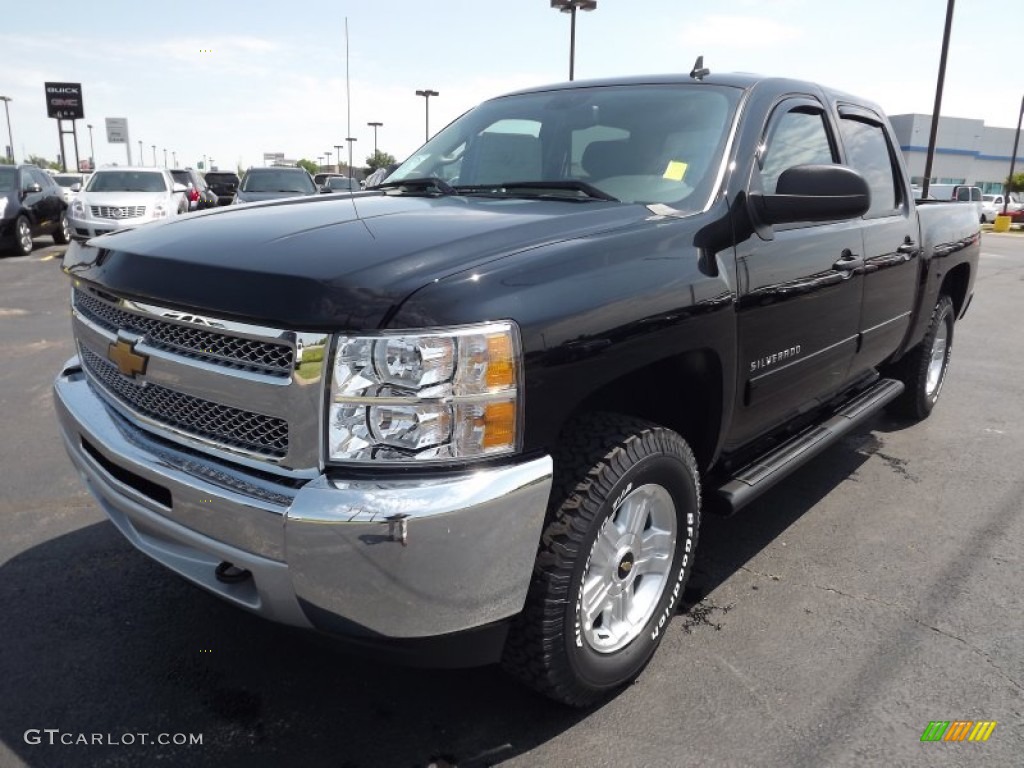 2013 Silverado 1500 LT Crew Cab 4x4 - Black / Ebony photo #1