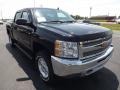 2013 Black Chevrolet Silverado 1500 LT Crew Cab 4x4  photo #3