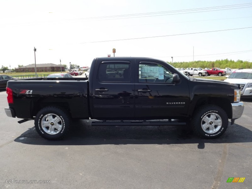 2013 Silverado 1500 LT Crew Cab 4x4 - Black / Ebony photo #4