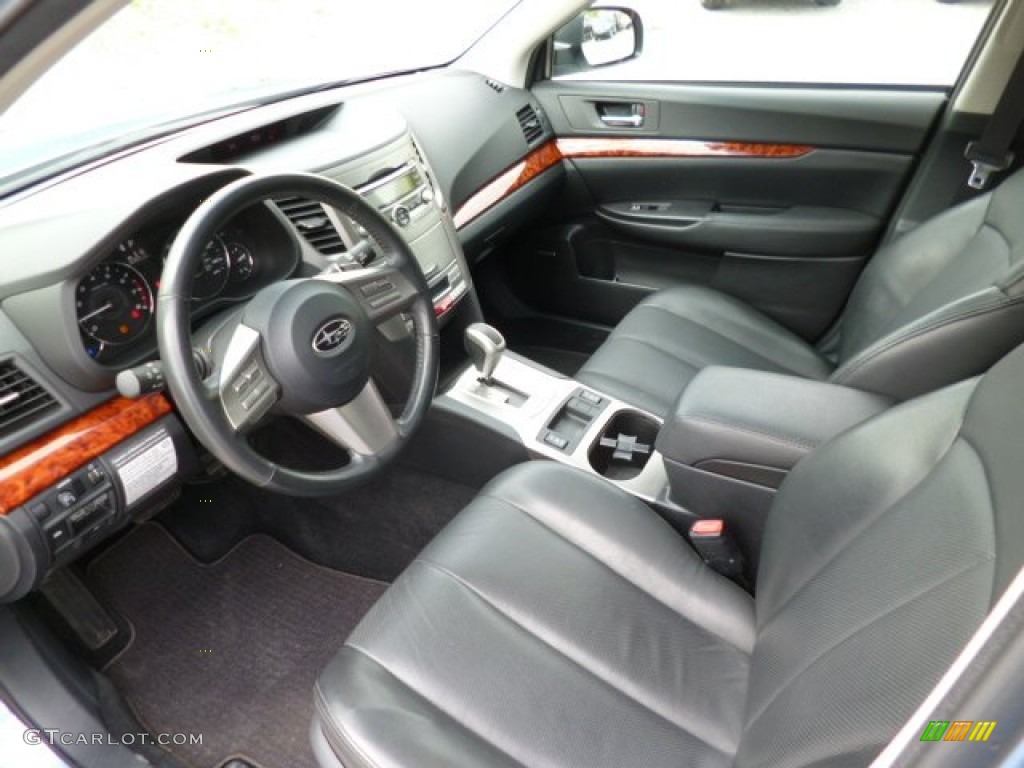 Off Black Interior 2011 Subaru Outback 2.5i Limited Wagon Photo #81005084