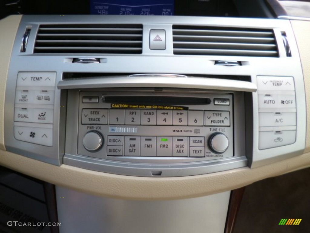 2008 Toyota Avalon XLS Audio System Photos