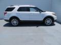 2013 White Platinum Tri-Coat Ford Explorer XLT  photo #3