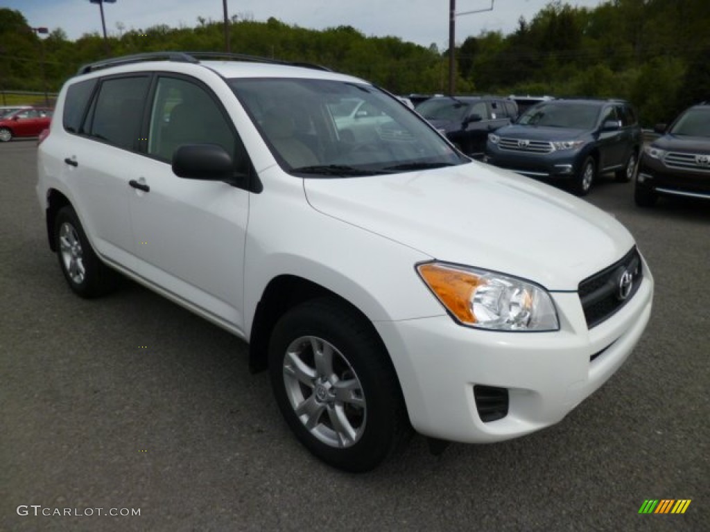 2011 RAV4 V6 4WD - Super White / Sand Beige photo #1