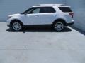 2013 White Platinum Tri-Coat Ford Explorer XLT  photo #7