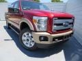 Ruby Red Metallic 2013 Ford F250 Super Duty King Ranch Crew Cab 4x4 Exterior
