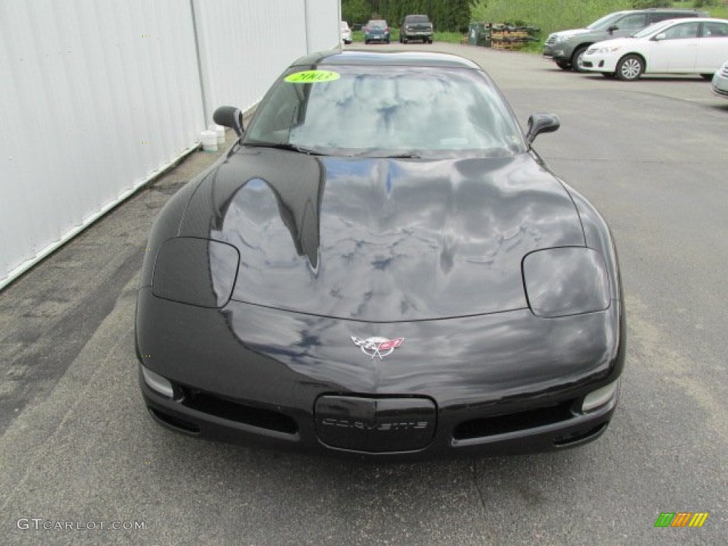 2003 Corvette Coupe - Black / Black photo #3