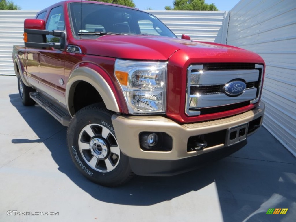 Ruby Red Metallic Ford F250 Super Duty