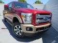 2013 Ruby Red Metallic Ford F250 Super Duty King Ranch Crew Cab 4x4  photo #2