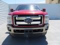 2013 Ruby Red Metallic Ford F250 Super Duty King Ranch Crew Cab 4x4  photo #8