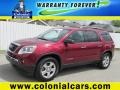 Red Jewel 2008 GMC Acadia SLE AWD