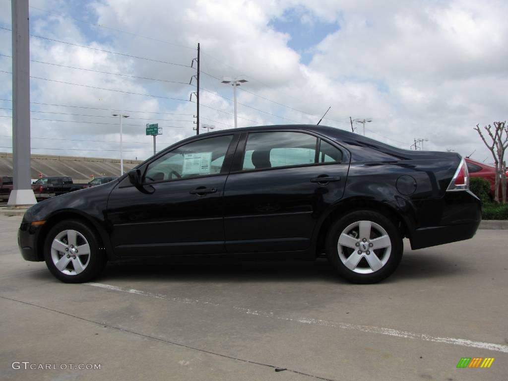 2008 Fusion SE - Black Ebony / Charcoal Black photo #2