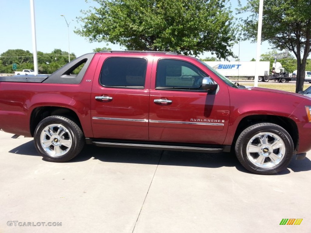 2009 Avalanche LTZ - Deep Ruby Red Metallic / Light Cashmere photo #6
