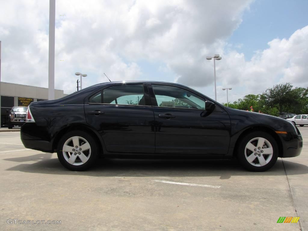 2008 Fusion SE - Black Ebony / Charcoal Black photo #6