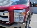 2013 Ruby Red Metallic Ford F250 Super Duty King Ranch Crew Cab 4x4  photo #9