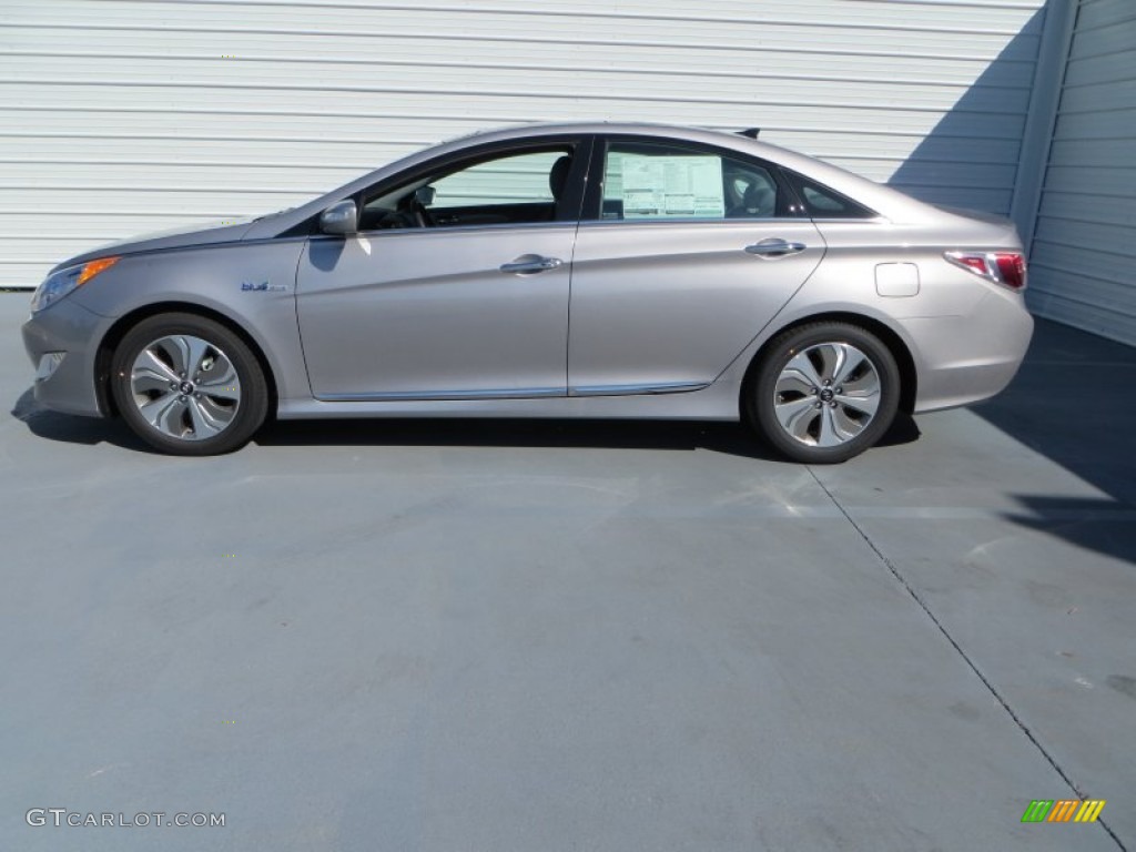 Hyper Silver Metallic 2013 Hyundai Sonata Hybrid Limited Exterior Photo #81009257