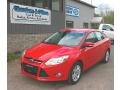 2012 Race Red Ford Focus SEL Sedan  photo #2