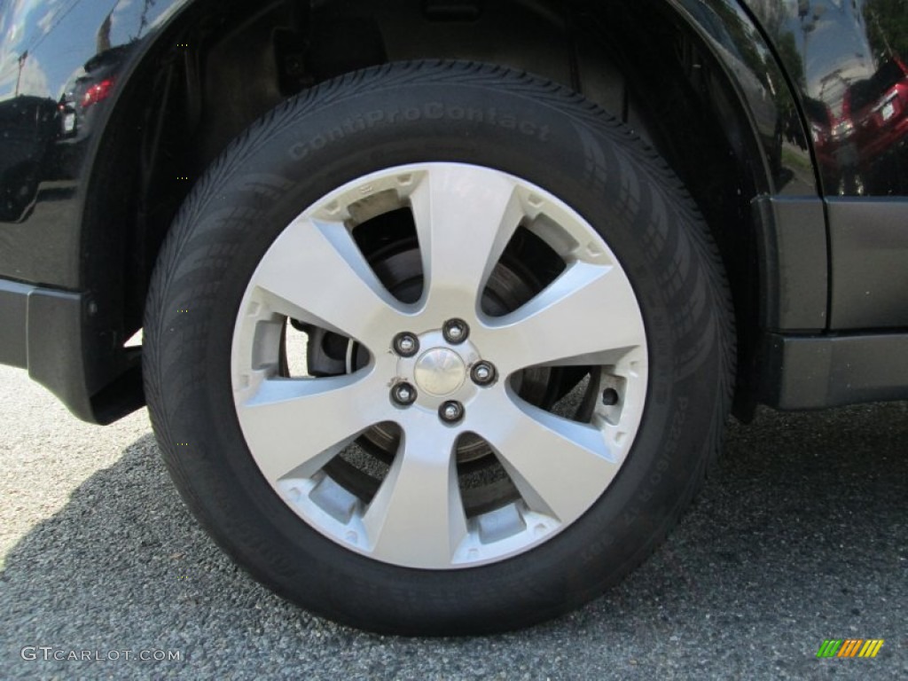 2011 Outback 2.5i Premium Wagon - Crystal Black Silica / Warm Ivory photo #21