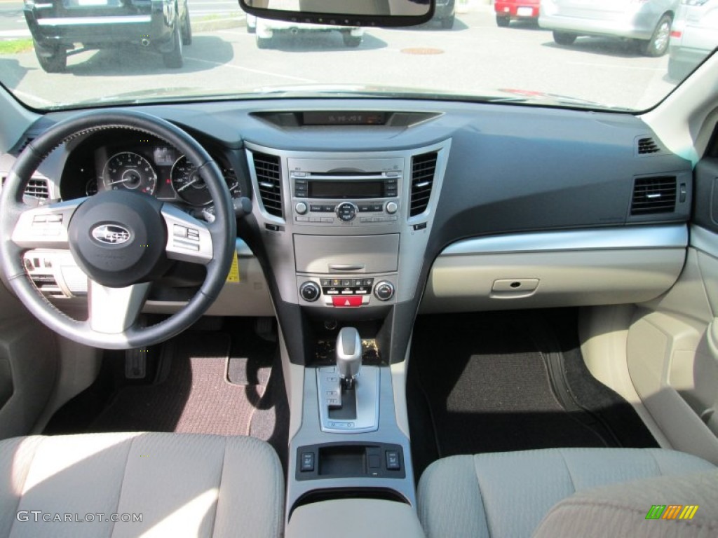 2011 Outback 2.5i Premium Wagon - Crystal Black Silica / Warm Ivory photo #24