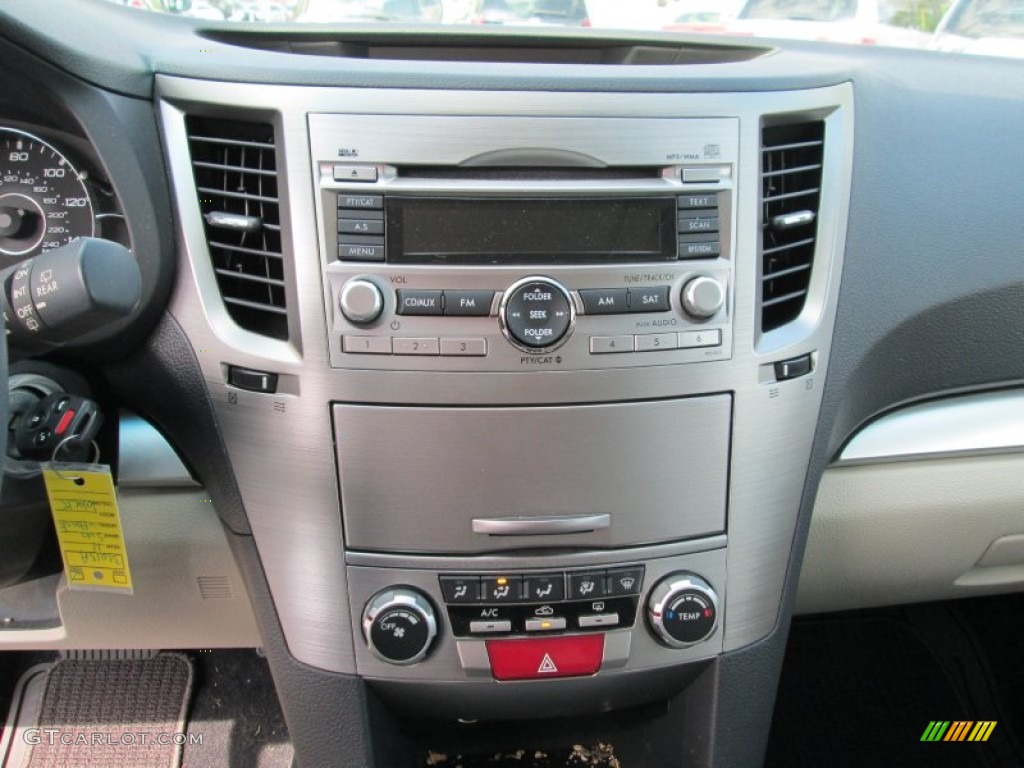2011 Outback 2.5i Premium Wagon - Crystal Black Silica / Warm Ivory photo #25