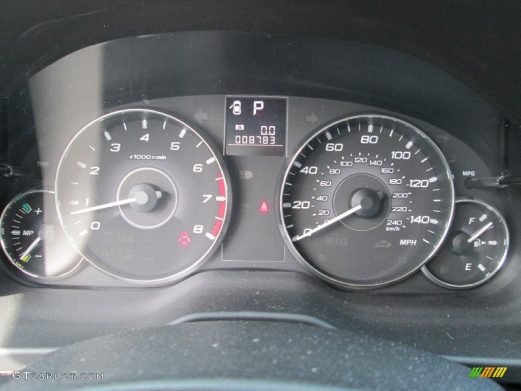 2011 Outback 2.5i Premium Wagon - Crystal Black Silica / Warm Ivory photo #27