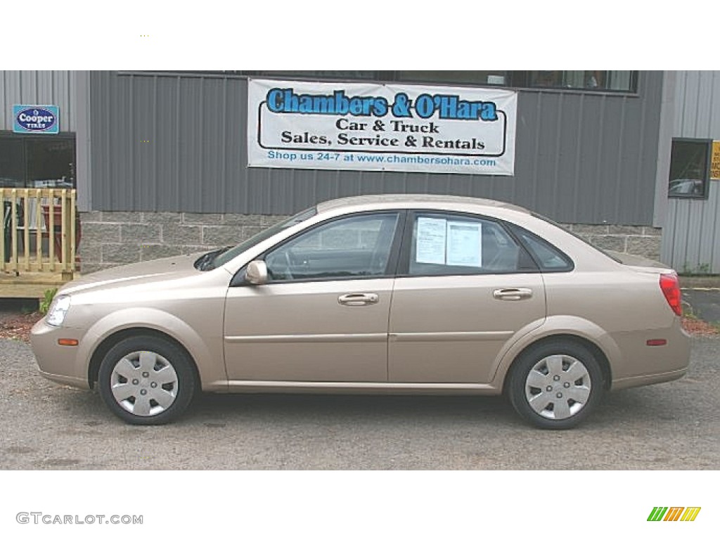 2008 Forenza  - Champagne Beige Metallic / Grey photo #2