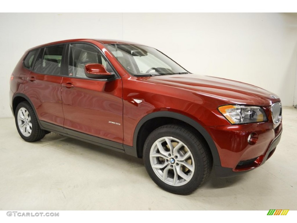 Vermilion Red Metallic 2014 BMW X3 xDrive35i Exterior Photo #81012840