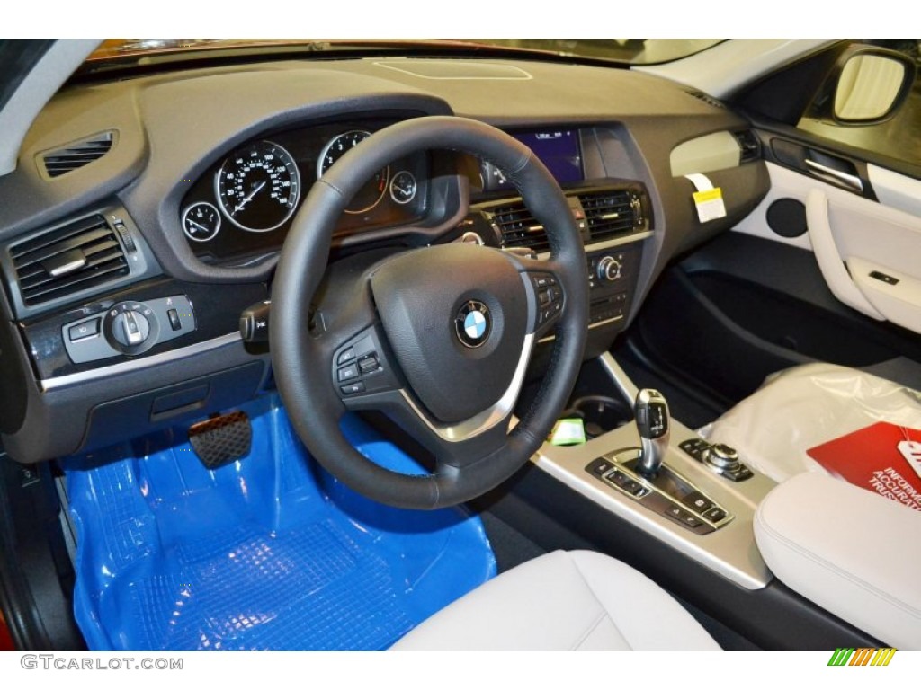 2014 BMW X3 xDrive35i Oyster Dashboard Photo #81012939